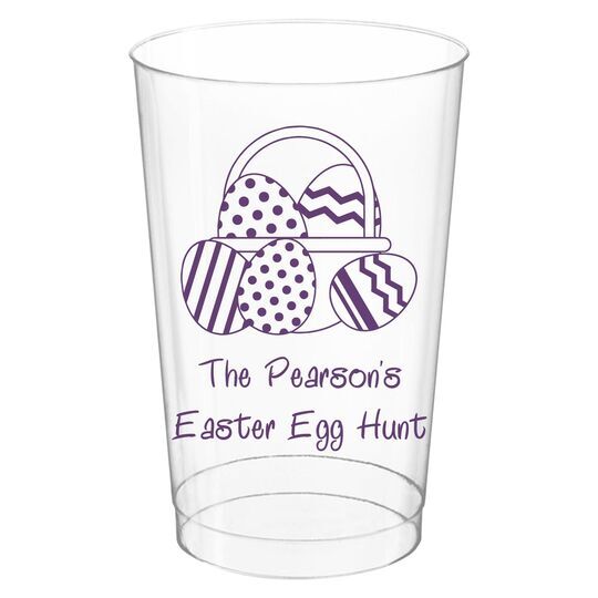 Easter Basket Clear Plastic Cups
